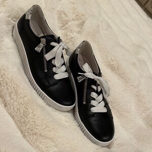 Gabor Black and White Women's Sneakers